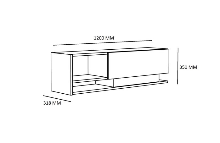 Hanah Home Damla Soporte para TV Blanco Hanah Home Damla Soporte para TV Blanco